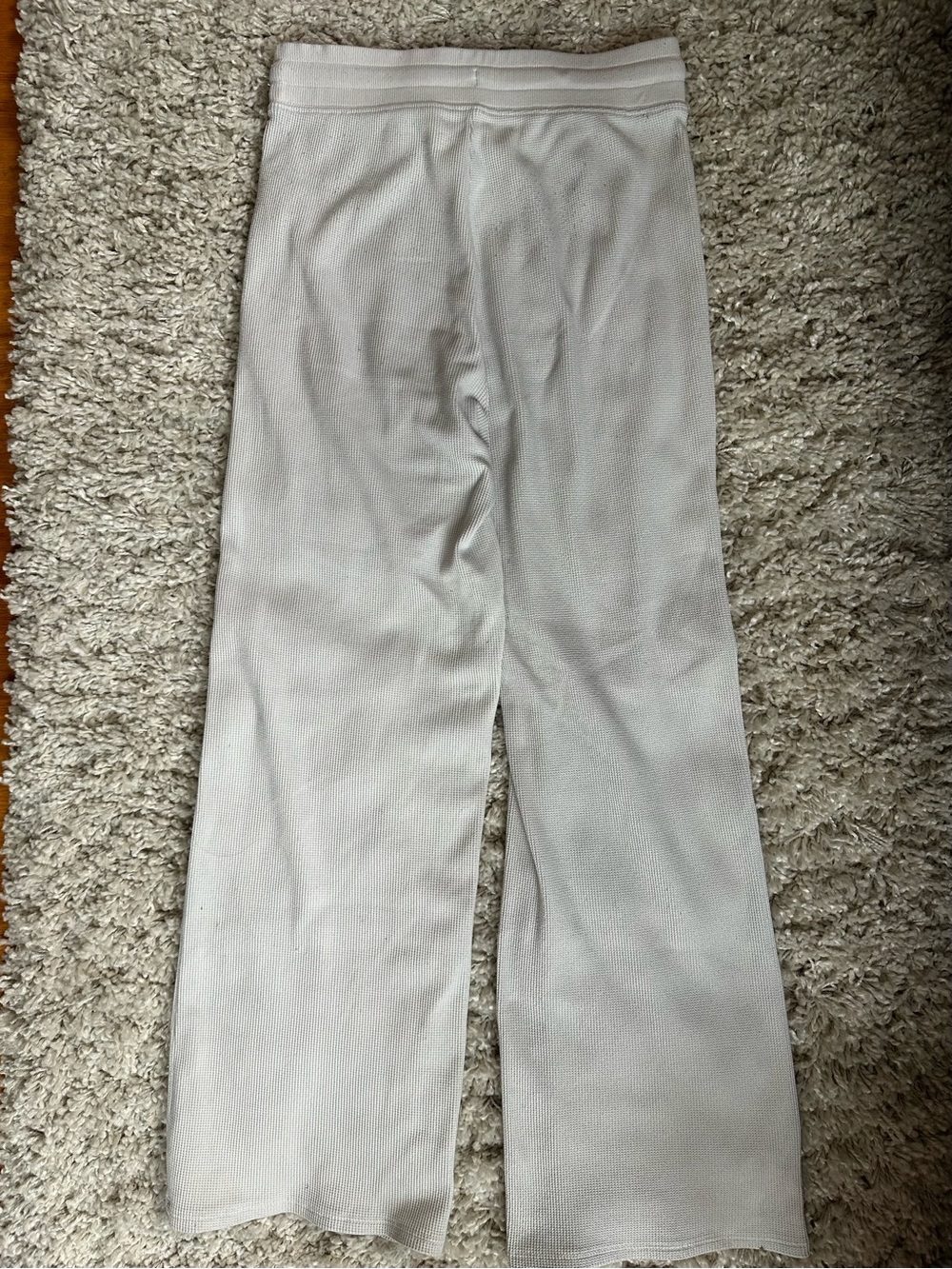 Hollister Gilly Hicks White Wide-Leg Drawstring Lounge Pants - Picture 2 of 3